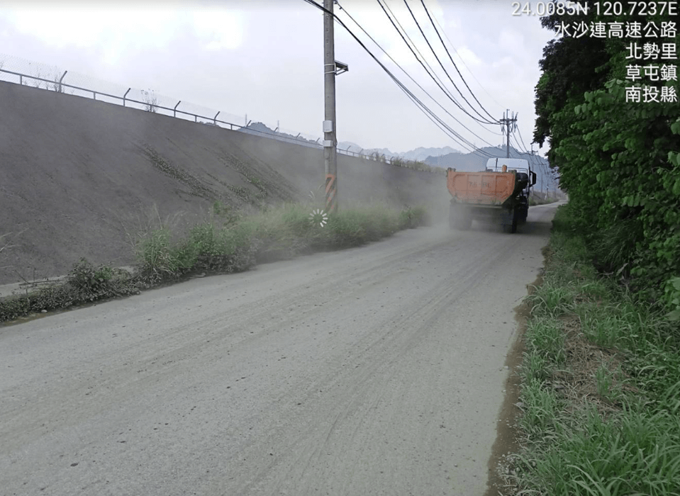 南投市工地道路髒污監測
